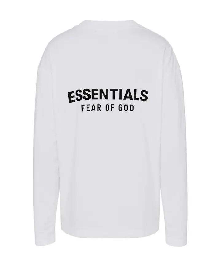 Essentials Fear Of God Longsleeve - White